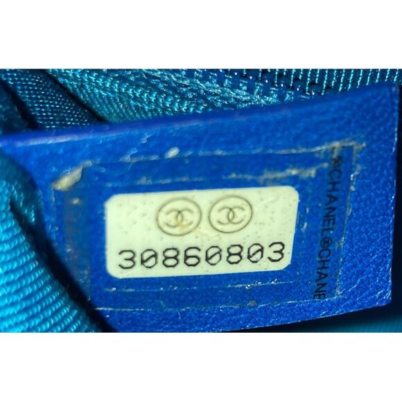 Chanel My Everything Flap Bag Quilted Caviar Small Blue - Picture 8 of 8